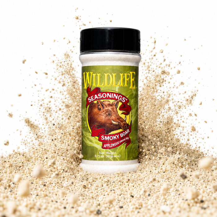 Wildlife Seasonings Smoky Boar Applewood Smoke Rub bottle, 6.75 oz.